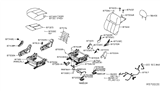 Diagram for 2014 Nissan Rogue Seat Cushion - 87311-4BC3A