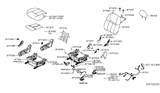 Diagram for 2015 Nissan Rogue Seat Cushion - 87311-4BC3A