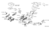 Diagram for 2015 Nissan Rogue Seat Cover - 87320-4BL2B