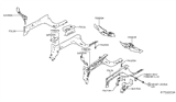 Diagram for 2017 Nissan Rogue Radiator Support - F2521-4BAMA