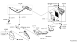 Diagram for 2015 Nissan Rogue Air Intake Coupling - 16554-4BA1B