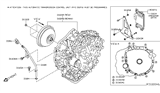 Diagram for 2015 Nissan Rogue Transmission Assembly - 31020-3VX1D