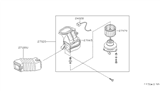 Diagram for Nissan Pulsar NX Blower Motor - 27220-W1004