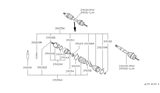 Diagram for Nissan Pulsar NX CV Boot - 39241-03A25