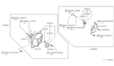 Diagram for Nissan Pulsar NX Fan Motor - 21481-36A60