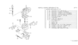 Diagram for 1985 Nissan Sentra Carburetor Float - 16009-31M12