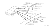 Diagram for Nissan Pulsar NX Door Moldings - 80873-35M00