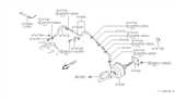 Diagram for 1984 Nissan Pulsar NX Brake Booster - 47210-15A10