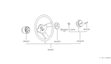 Diagram for 1985 Nissan Pulsar NX Steering Wheel - 48400-31M11