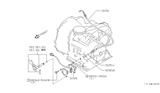 Diagram for Nissan Pulsar NX Automatic Transmission Shift Position Sensor Switch - 31918-01X09