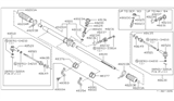 Diagram for Nissan Sentra Rack And Pinion - 48023-W2200