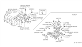 Diagram for 1985 Nissan Pulsar NX Intake Manifold - 14013-17M00