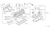 Diagram for 1984 Nissan Pulsar NX Cylinder Head - 11041-17M00