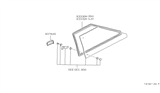 Diagram for 1986 Nissan Pulsar NX Weather Strip - 83832-31M00