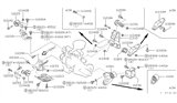 Diagram for 1984 Nissan Pulsar NX Engine Mount Bracket - 11360-15A01