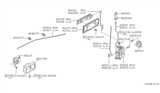 Diagram for 1985 Nissan Pulsar NX Door Lock - 80502-01M00