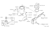 Diagram for 1986 Nissan Sentra Exhaust Heat Shield - 20820-33M11