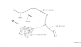 Diagram for Nissan Accelerator Cable - 18201-37M00