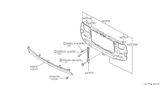 Diagram for 1983 Nissan Pulsar NX Radiator Support - 62550-01M00