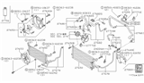 Diagram for Nissan Pulsar NX A/C Hose - 92491-37M00