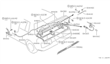 Diagram for Nissan Pulsar NX Fuel Door Release Cable - 78826-01M01