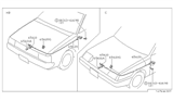 Diagram for 1984 Nissan Pulsar NX Hood Latch - 65601-06M00