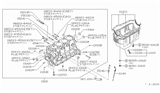 Diagram for 1982 Nissan Sentra Oil Pan - 11110-01M07