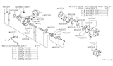 Diagram for Nissan Distributor - 22100-36A01