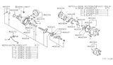 Diagram for 1983 Nissan Sentra Distributor - 22100-34M00