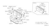 Diagram for 1984 Nissan Pulsar NX Seat Cushion - 88300-37M63