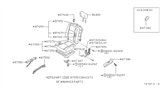 Diagram for 1983 Nissan Pulsar NX Seat Cushion - 87350-16M00