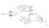 Diagram for Nissan Pulsar NX Dome Light - 26410-H8500