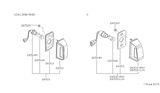 Diagram for 1984 Nissan Pulsar NX Light Socket - 26514-31M06