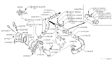 Diagram for 1984 Nissan Pulsar NX Air Duct - 14463-17M00