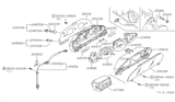 Diagram for 1984 Nissan Pulsar NX Instrument Cluster - 24880-06M00