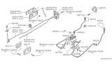 Diagram for Nissan Pulsar NX Rear Door Striker - 80570-D0100