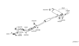 Diagram for 2012 Nissan Rogue Exhaust Pipe - 20010-JG30A