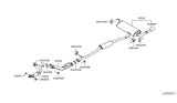 Diagram for 2014 Nissan Rogue Muffler - 20100-JM00C