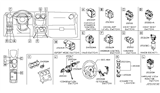 Diagram for Nissan Murano Clock Spring - B5567-CM35A