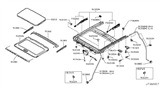 Diagram for 2009 Nissan Rogue Sunroof - 91210-JM01A