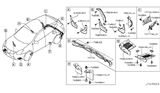 Diagram for 2009 Nissan Rogue Mud Flaps - 63855-JM00A