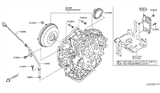 Diagram for 2011 Nissan Rogue Transmission Assembly - 31020-3UX3D