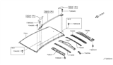 Diagram for 2015 Nissan Rogue Hood Hinge - 73230-JM000