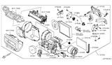 Diagram for 2013 Nissan Rogue Cabin Air Filter - 27277-JM01A