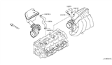 Diagram for 2008 Nissan Rogue PCV Hose - 11826-JG30A