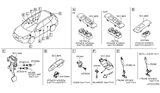 Diagram for 2013 Nissan Rogue Power Window Switch - 25401-1VK0A