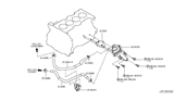 Diagram for 2012 Nissan Rogue Engine Oil Cooler - 21300-JG32A