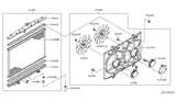 Diagram for Nissan Fan Motor - 21487-JG70B