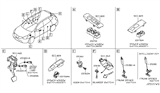 Diagram for 2019 Nissan Versa Power Window Switch - 25411-1VX0A