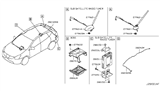 Diagram for 2009 Nissan Rogue Antenna - 28208-JM20A